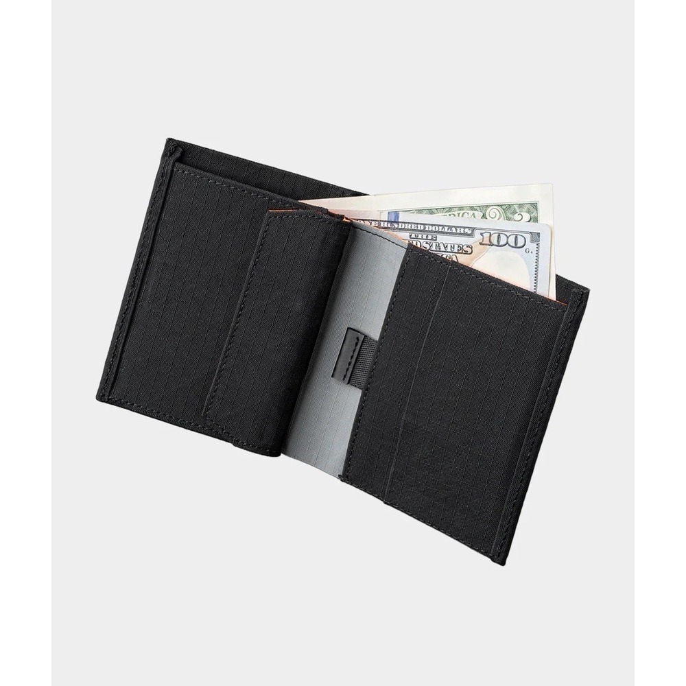 Alpaka Ark‎ Bifold Coin Wallet Black Black | Axogrid 210D